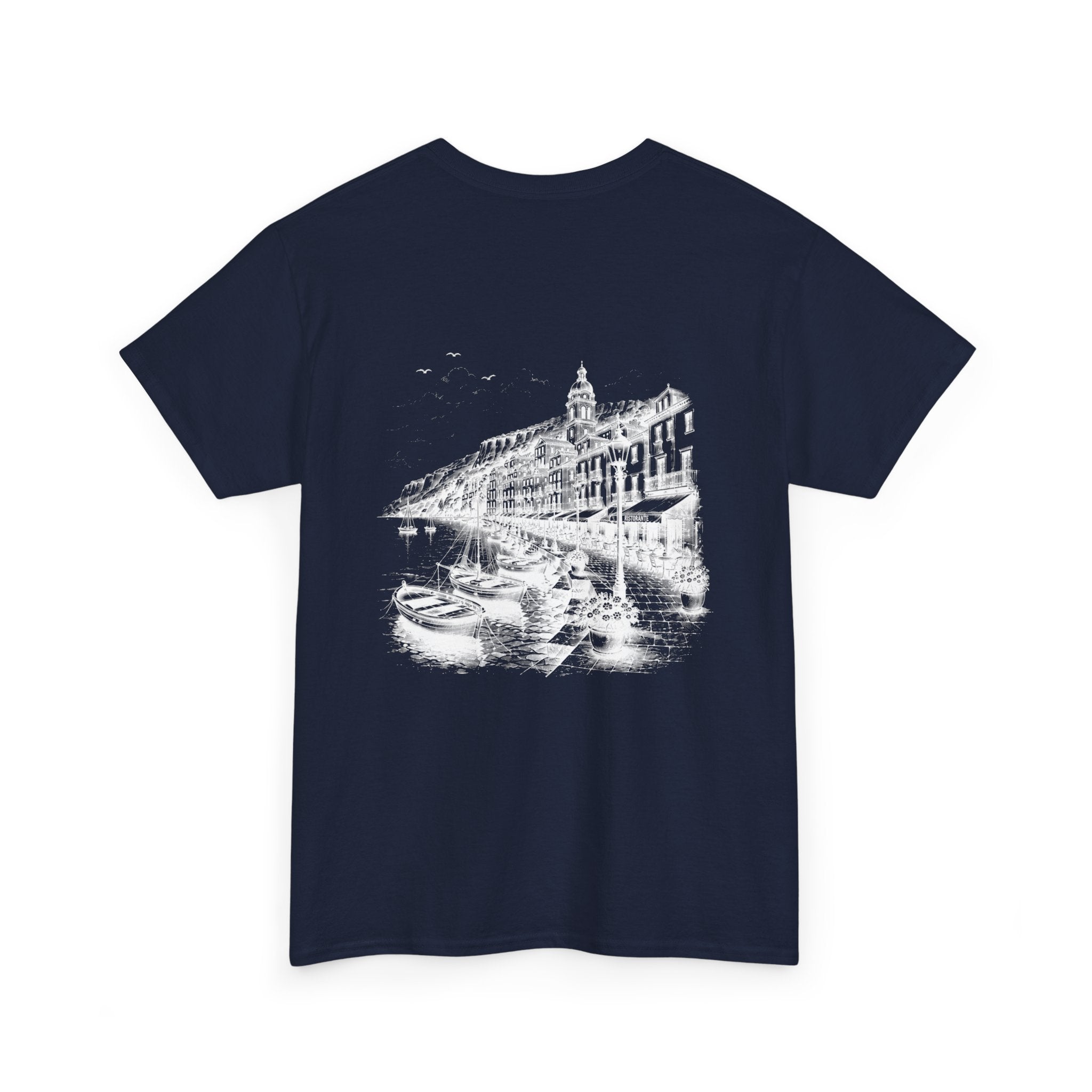 Mediterranean Coast Sailing Club – Vintage Coastal Tee | Coastal Streetwear