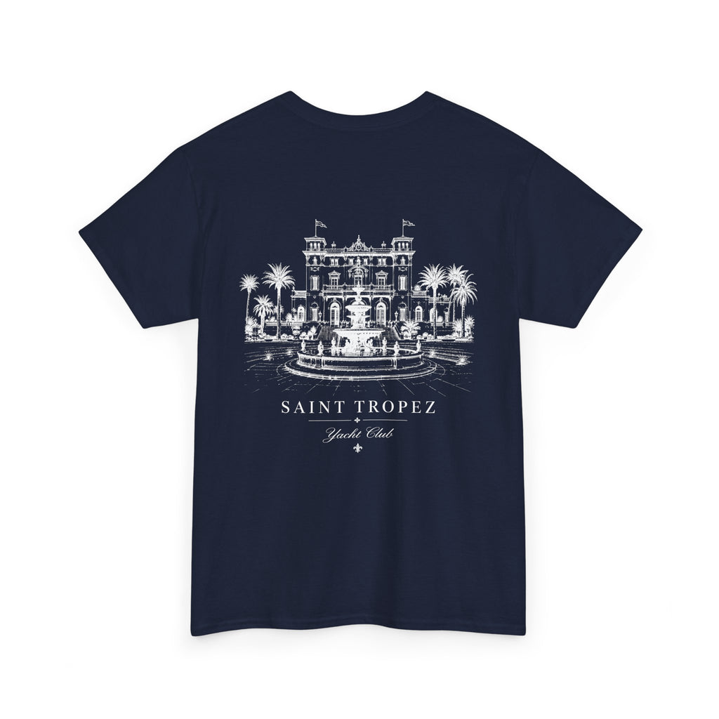 Resort Villa Tee — Vintage Palm Fountain Sketch T-Shirt