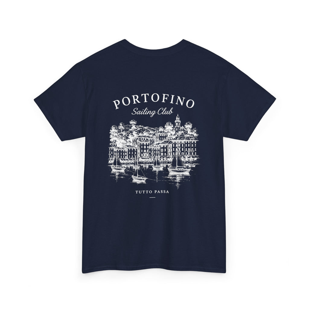 Portofino Sailing Club Tee – Vintage Harbor Graphic T-Shirt