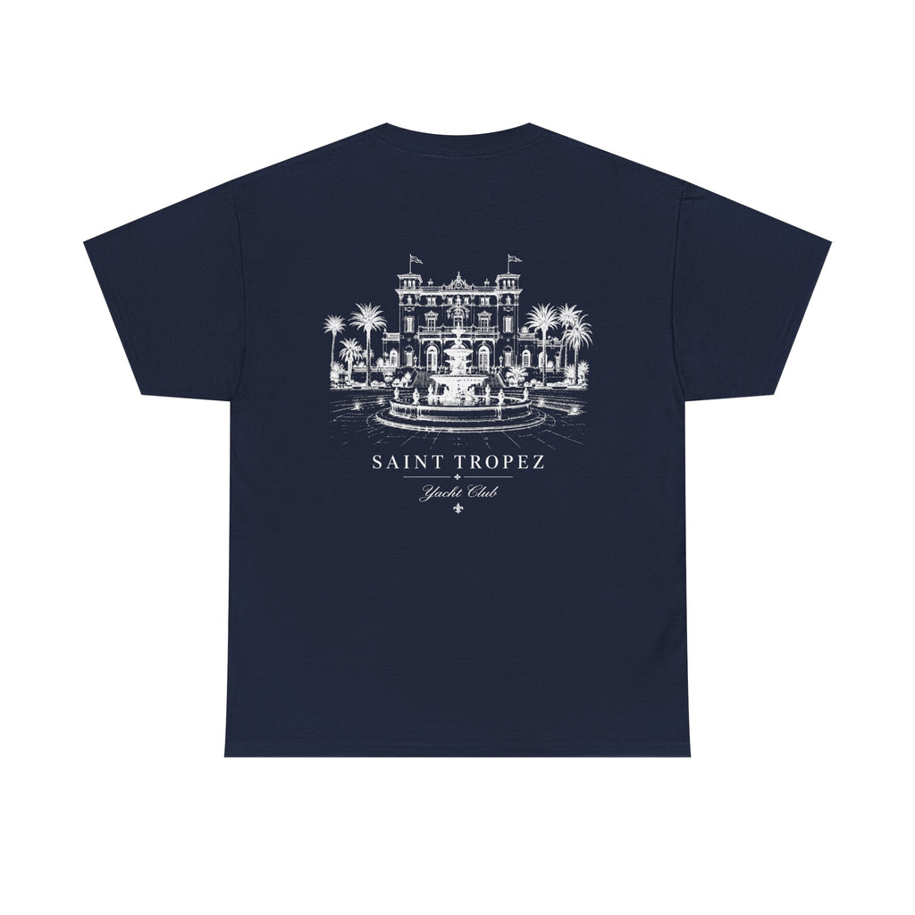 Resort Villa Tee — Vintage Palm Fountain Sketch T-Shirt