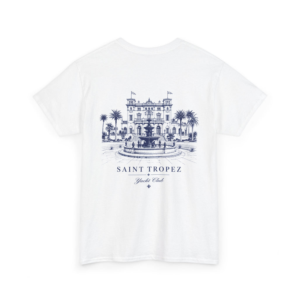 Resort Villa Tee — Vintage Palm Fountain Sketch T-Shirt