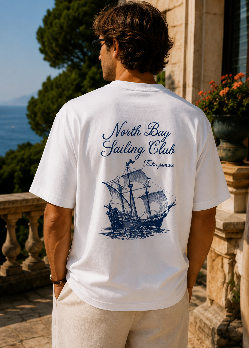 Sailing Club T-Shirt — North Bay Sailing Club Vintage Ship Graphic