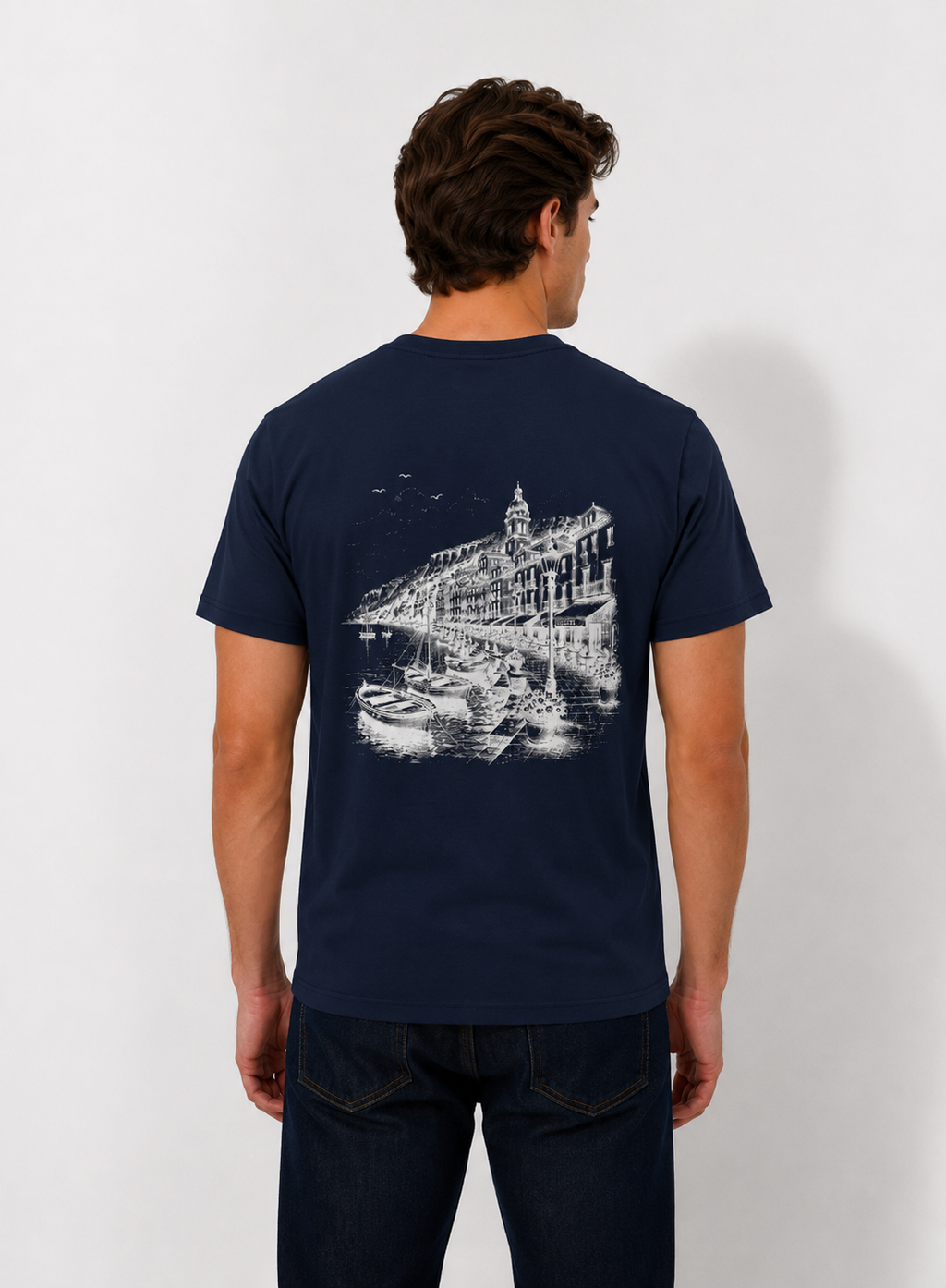 Mediterranean Coast Sailing Club – Vintage Coastal Tee | Coastal Streetwear