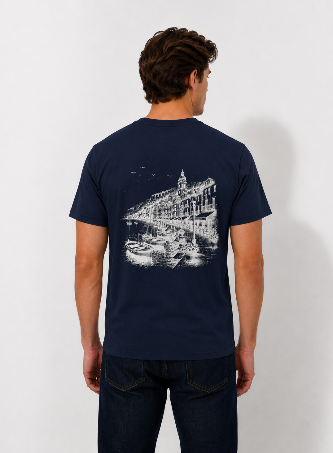 Mediterranean Coast Sailing Club – Vintage Coastal Tee | Coastal Streetwear