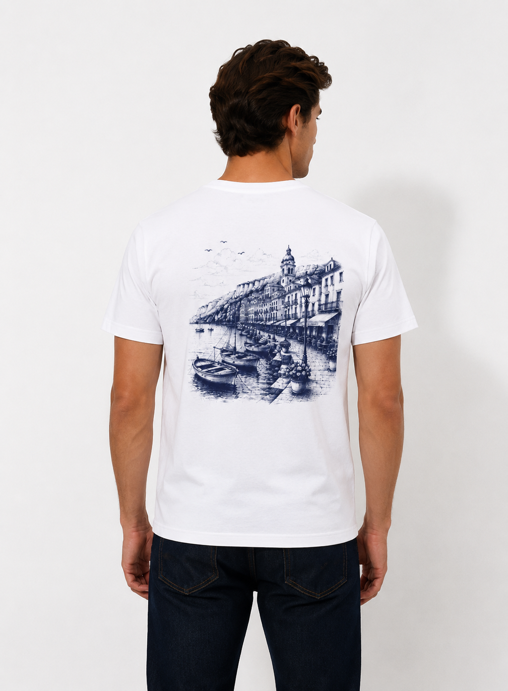 Mediterranean Coast Sailing Club – Vintage Coastal Tee | Coastal Streetwear