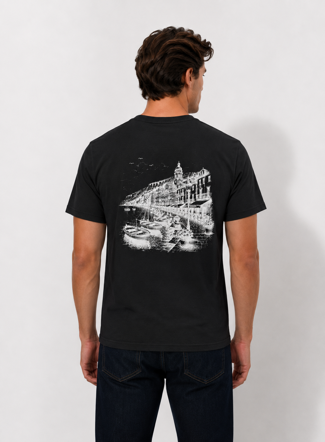 Mediterranean Coast Sailing Club – Vintage Coastal Tee | Coastal Streetwear