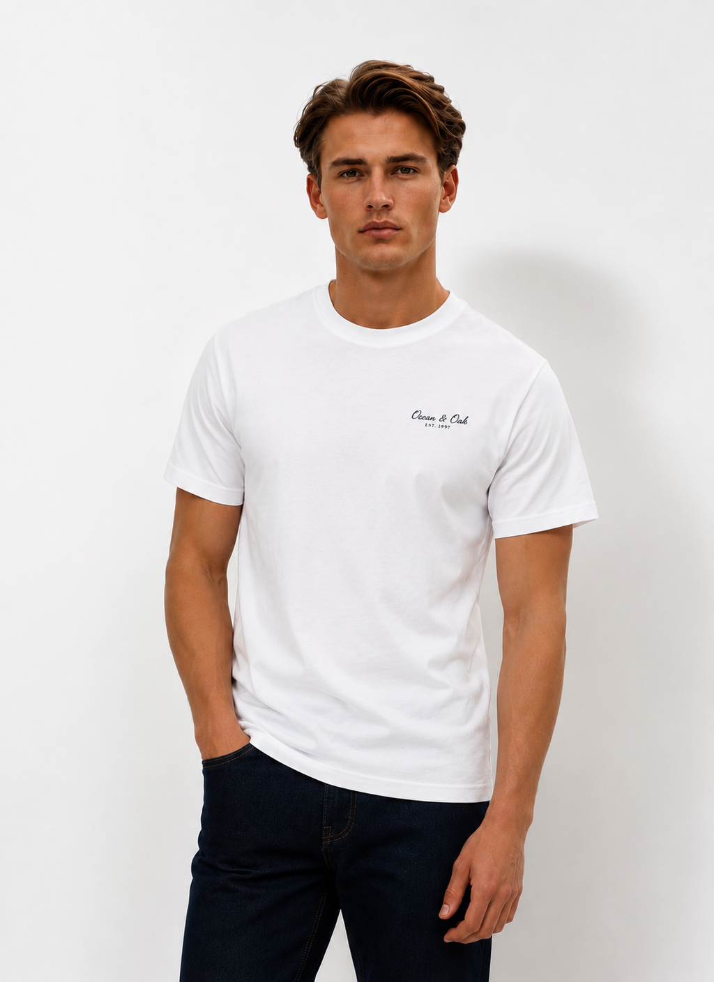 San Aurelio Yacht Club – Vintage Riviera Tee | Coastal Streetwear