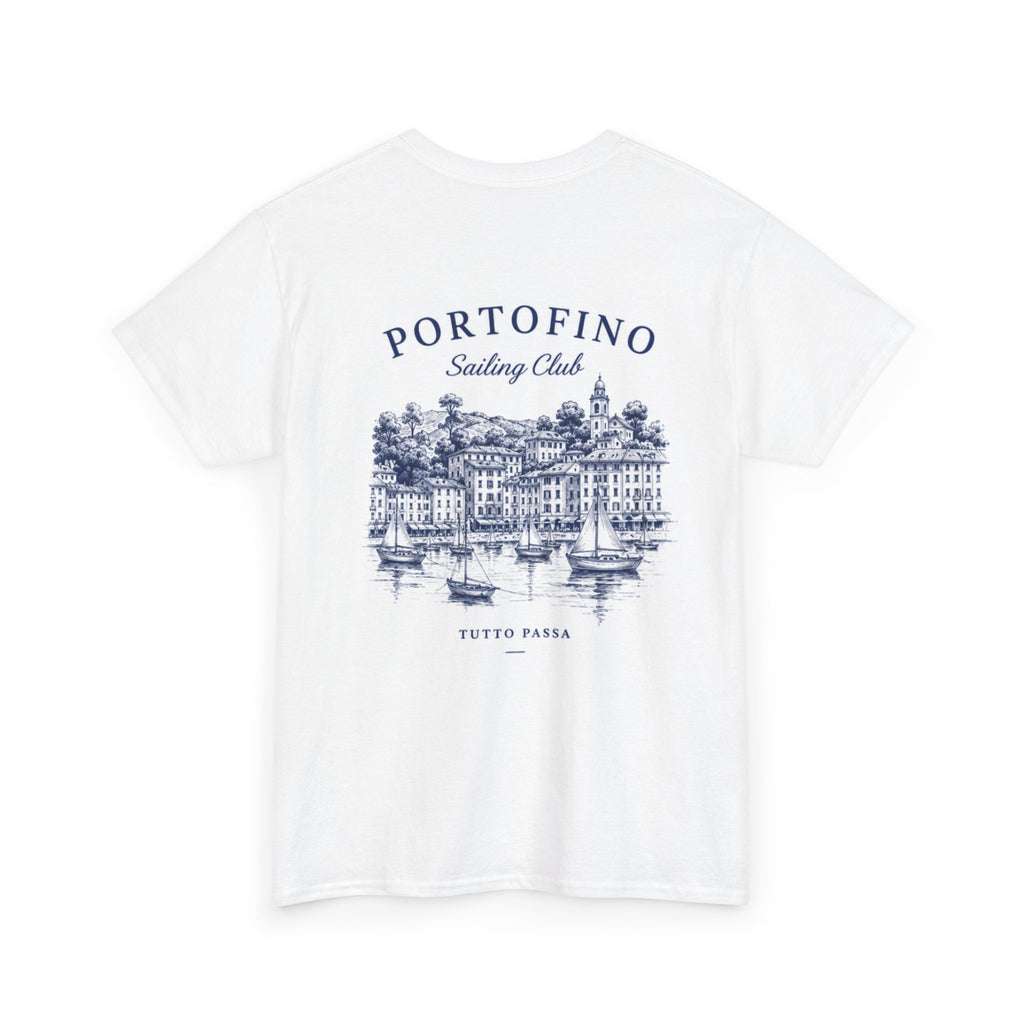 Portofino Sailing Club Tee – Vintage Harbor Graphic T-Shirt