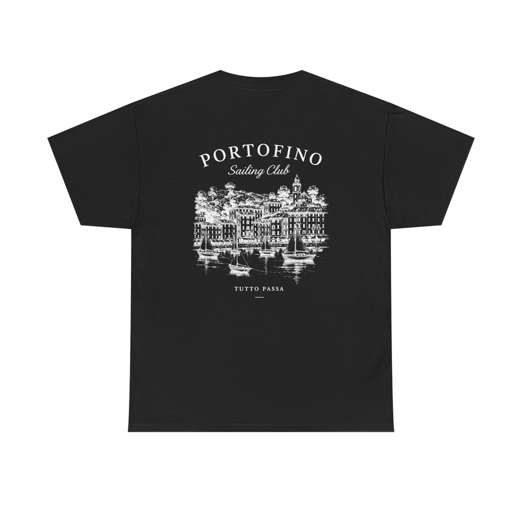 Portofino Sailing Club Tee – Vintage Harbor Graphic T-Shirt