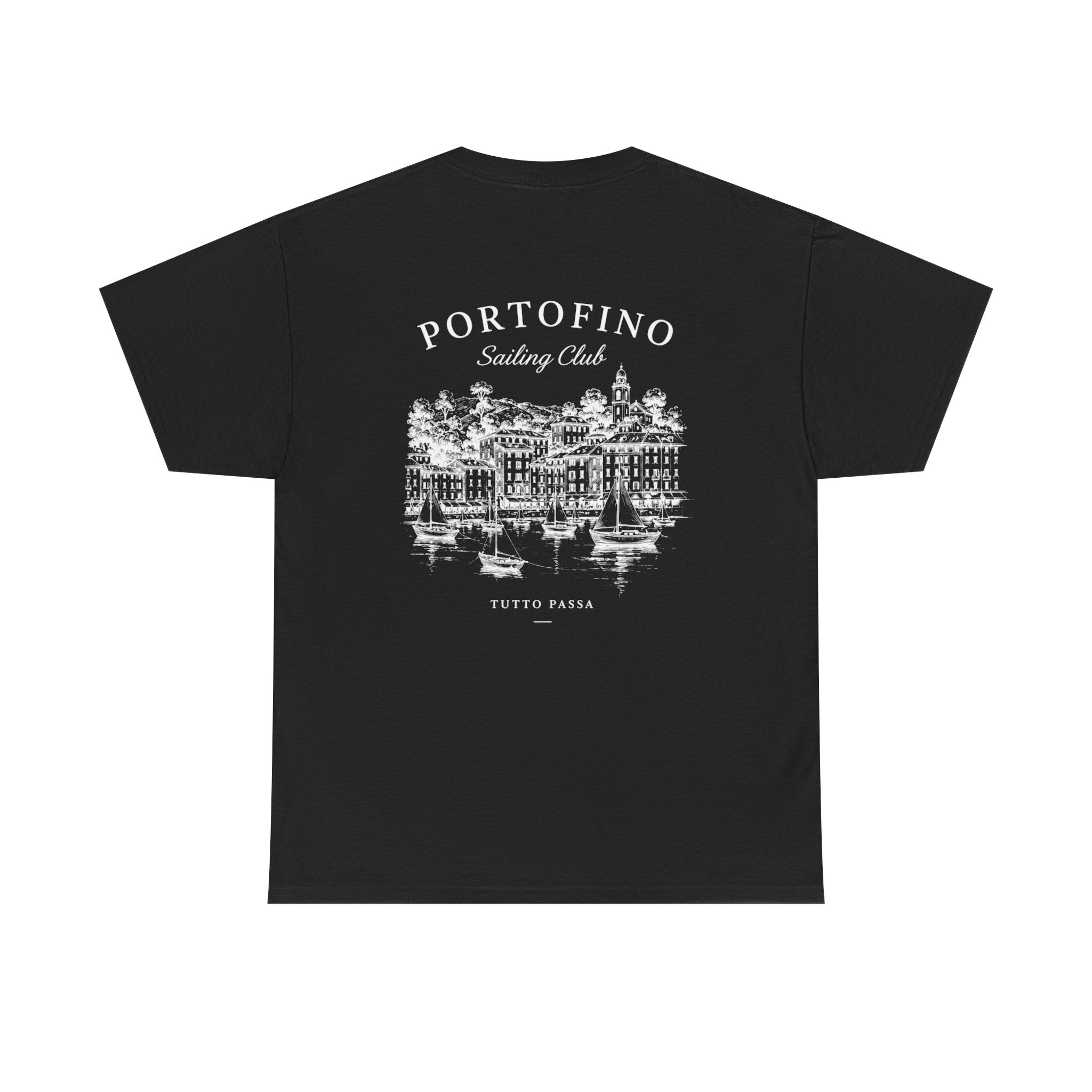 Portofino Sailing Club Tee – Vintage Harbor Graphic T-Shirt