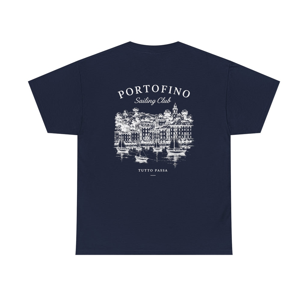 Portofino Sailing Club Tee – Vintage Harbor Graphic T-Shirt