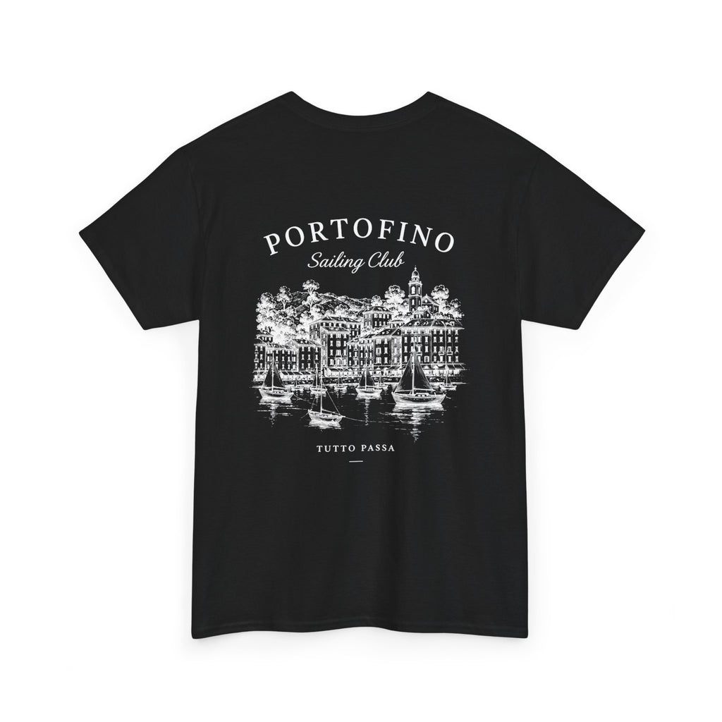 Portofino Sailing Club Tee – Vintage Harbor Graphic T-Shirt